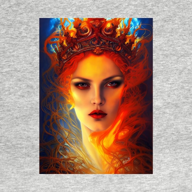 queen of ice and fire by redwitchart